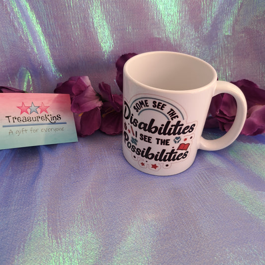 Disabilities/Possibilities mug