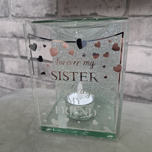 Glass Sister wax Melt Burner