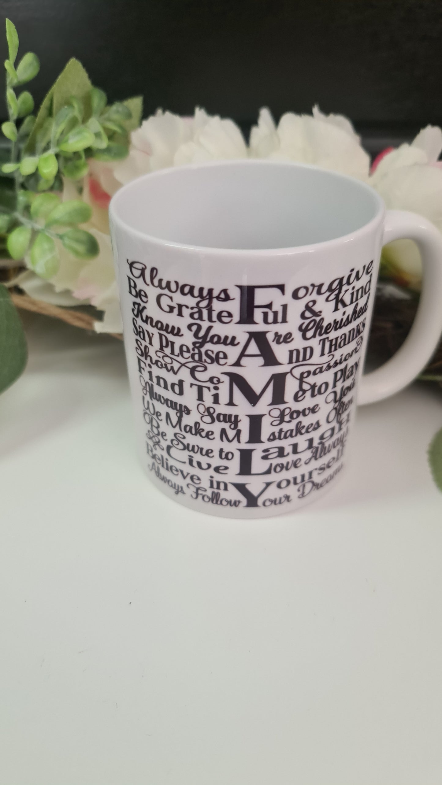 FAMILY quotes mug