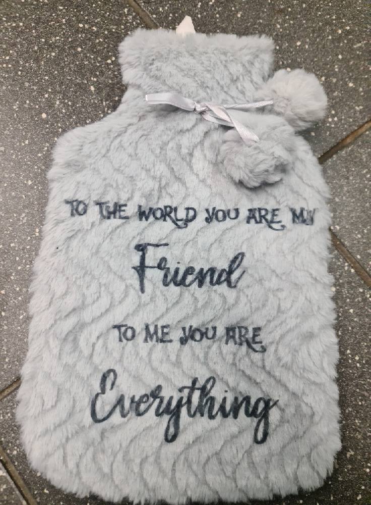 Personalsied hot waterbottle
