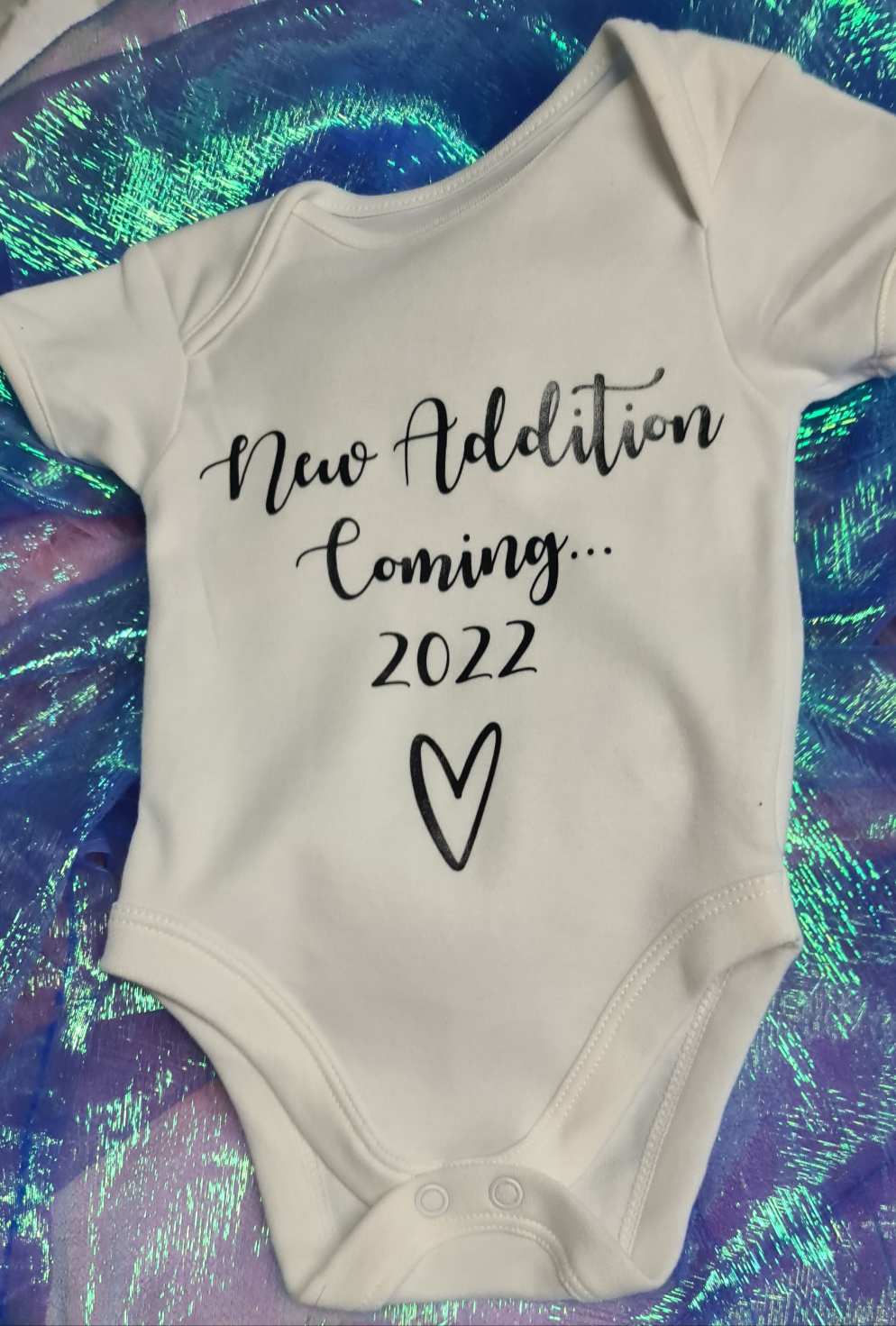New Addition Coming Baby Vest