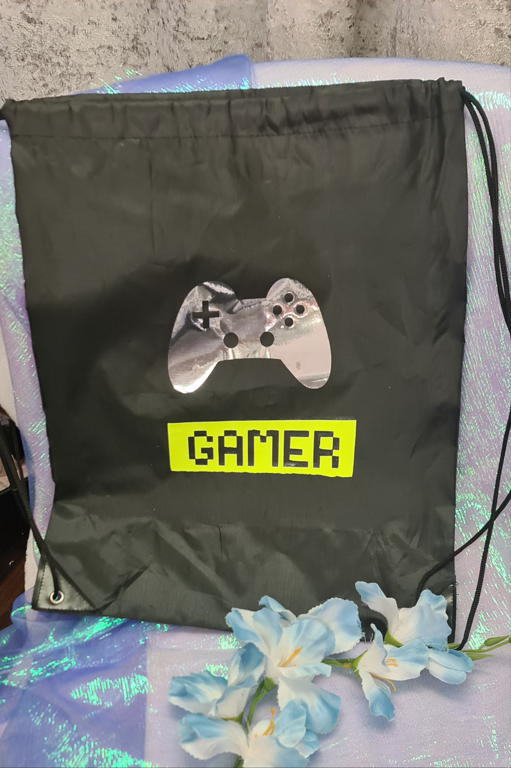 GAMER Design Draw string bag