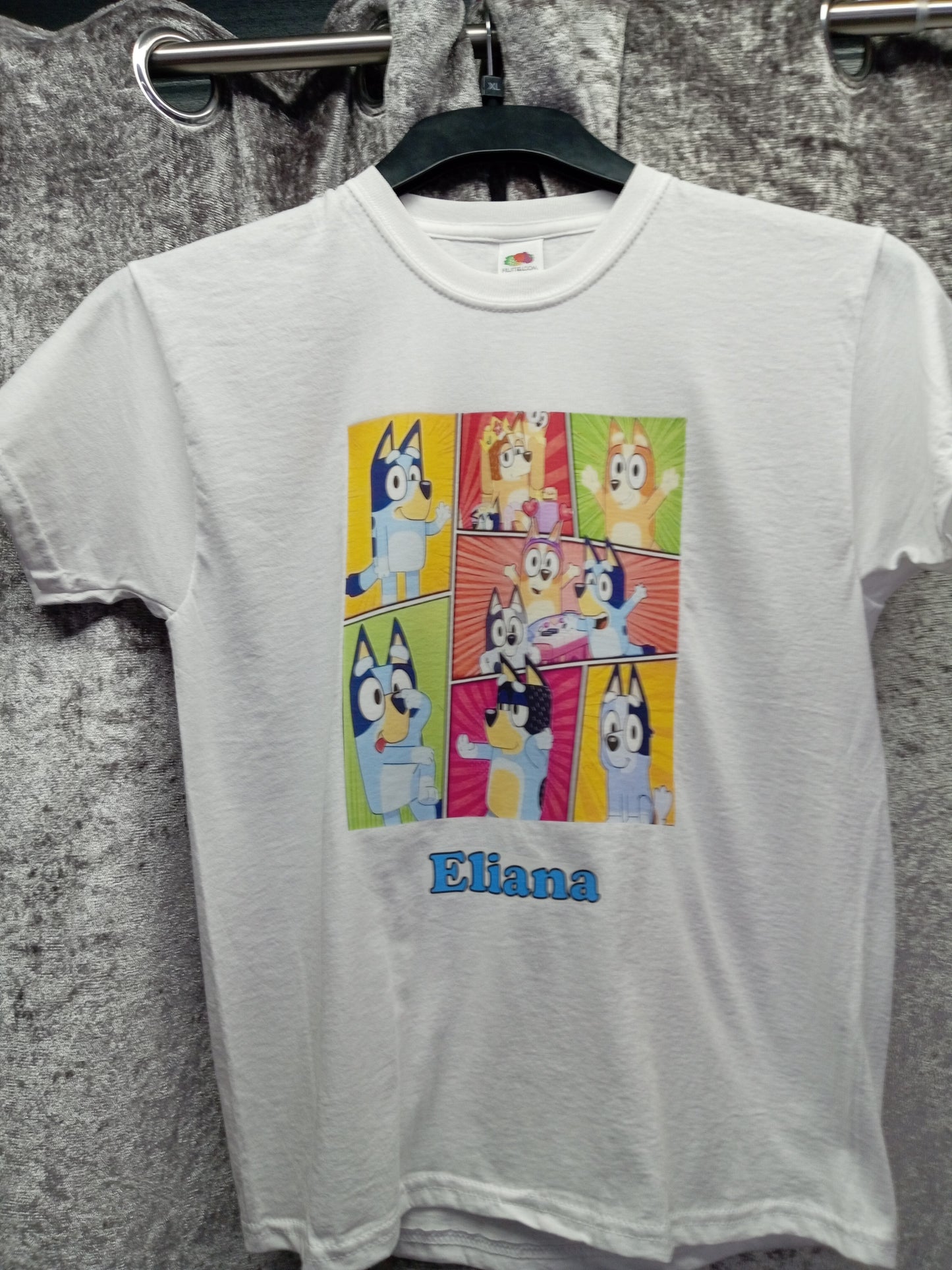 Bluey poses personalised TShirt