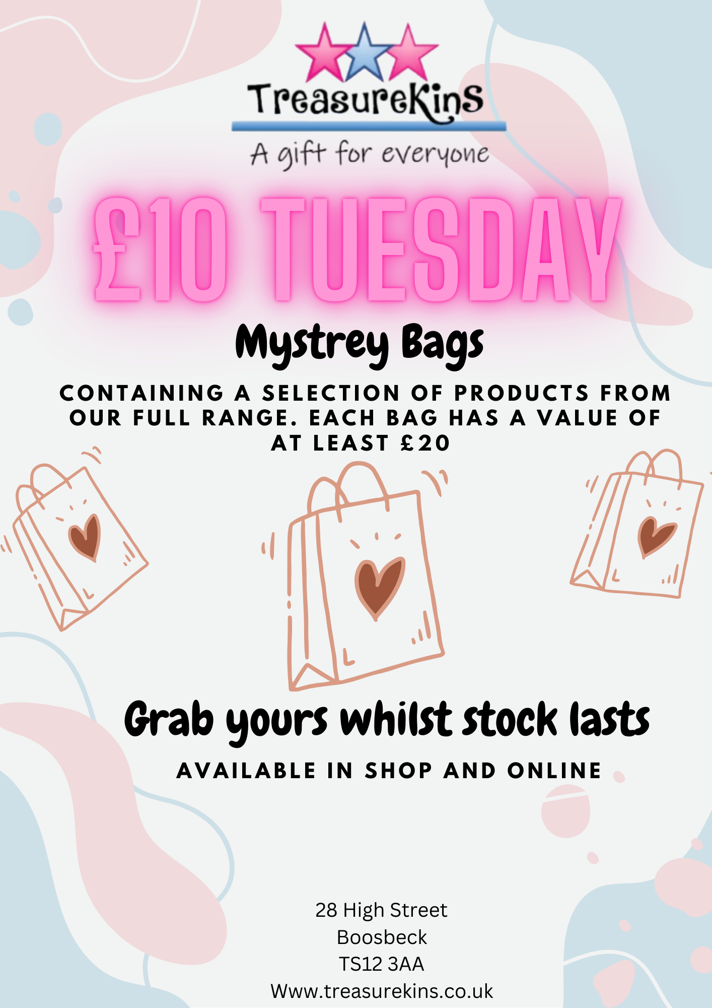 £10 Tuesday Mystrey Bag