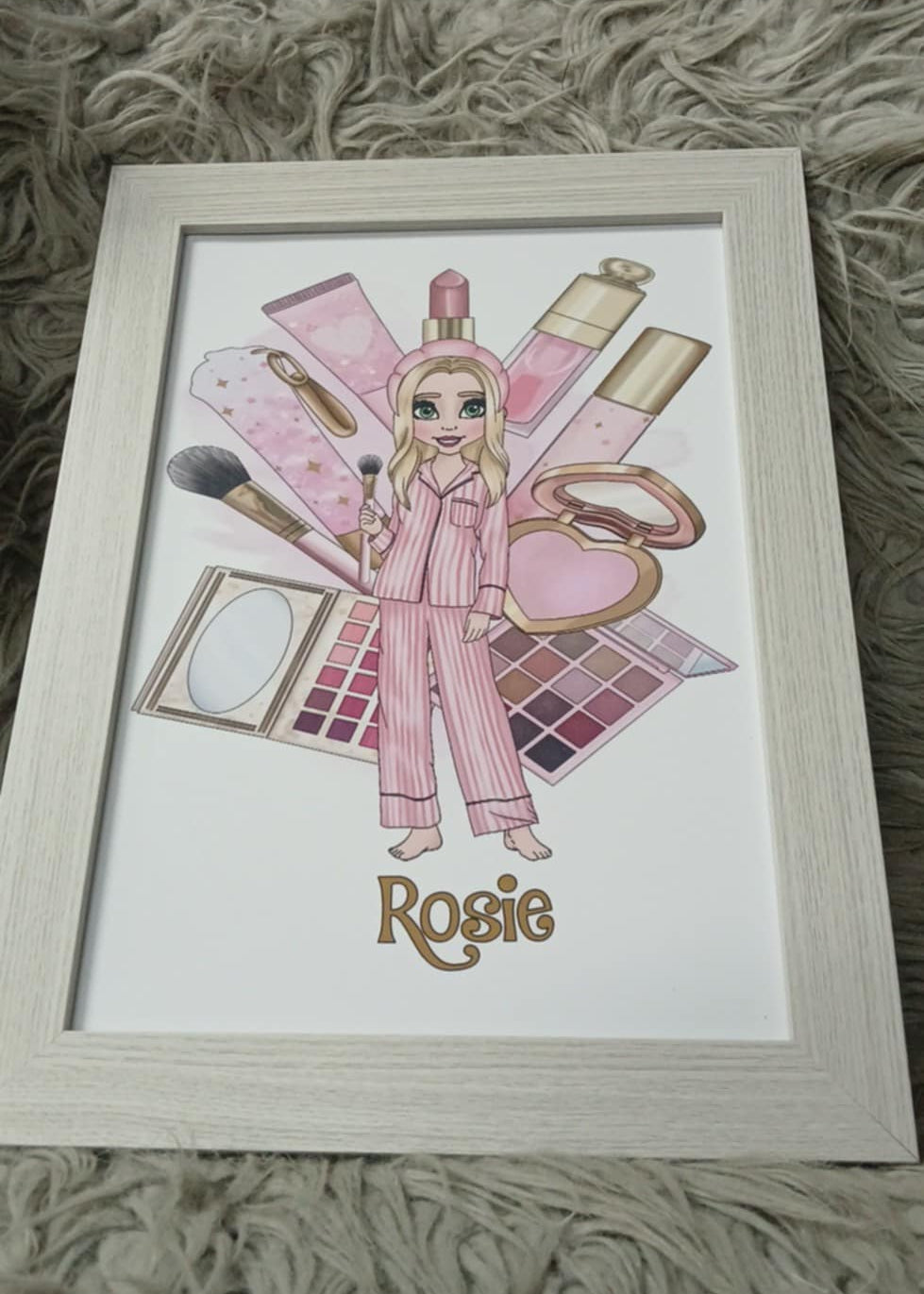 Make Up Doll pj personalised print