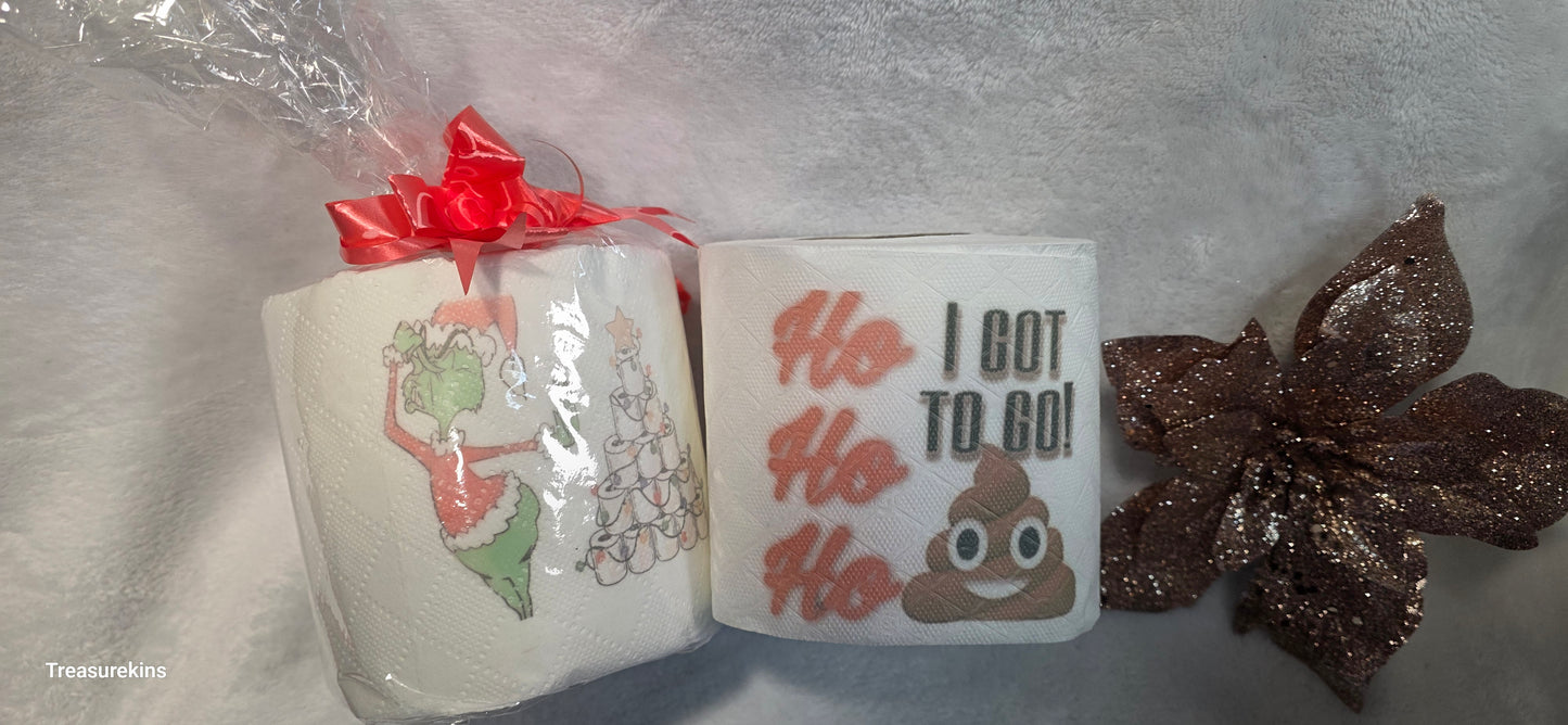 Novelty Toilet Ho Ho Ho I got to... - Humour Gift