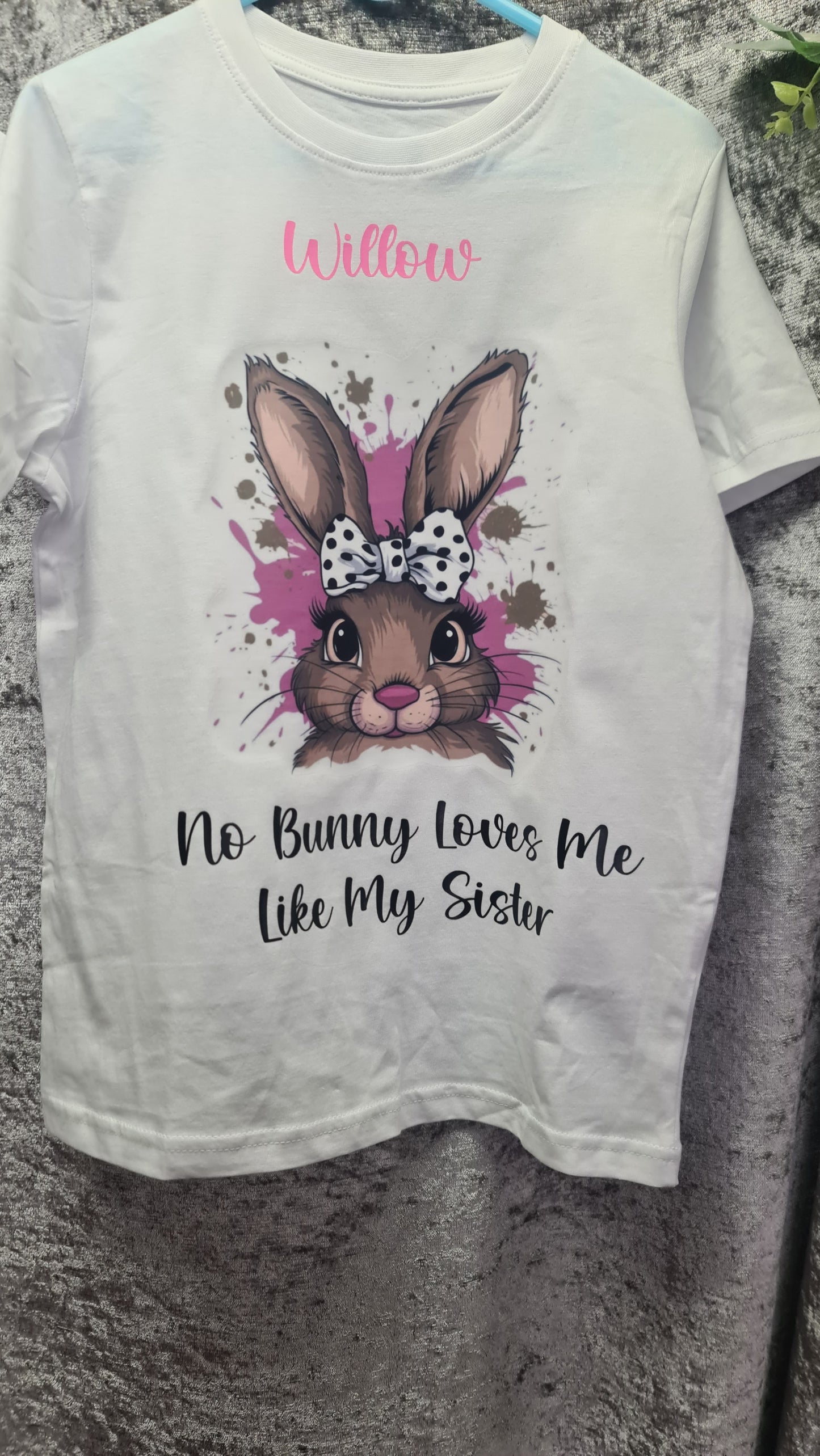 Easter No Bunny loves me like my sister Tshirt