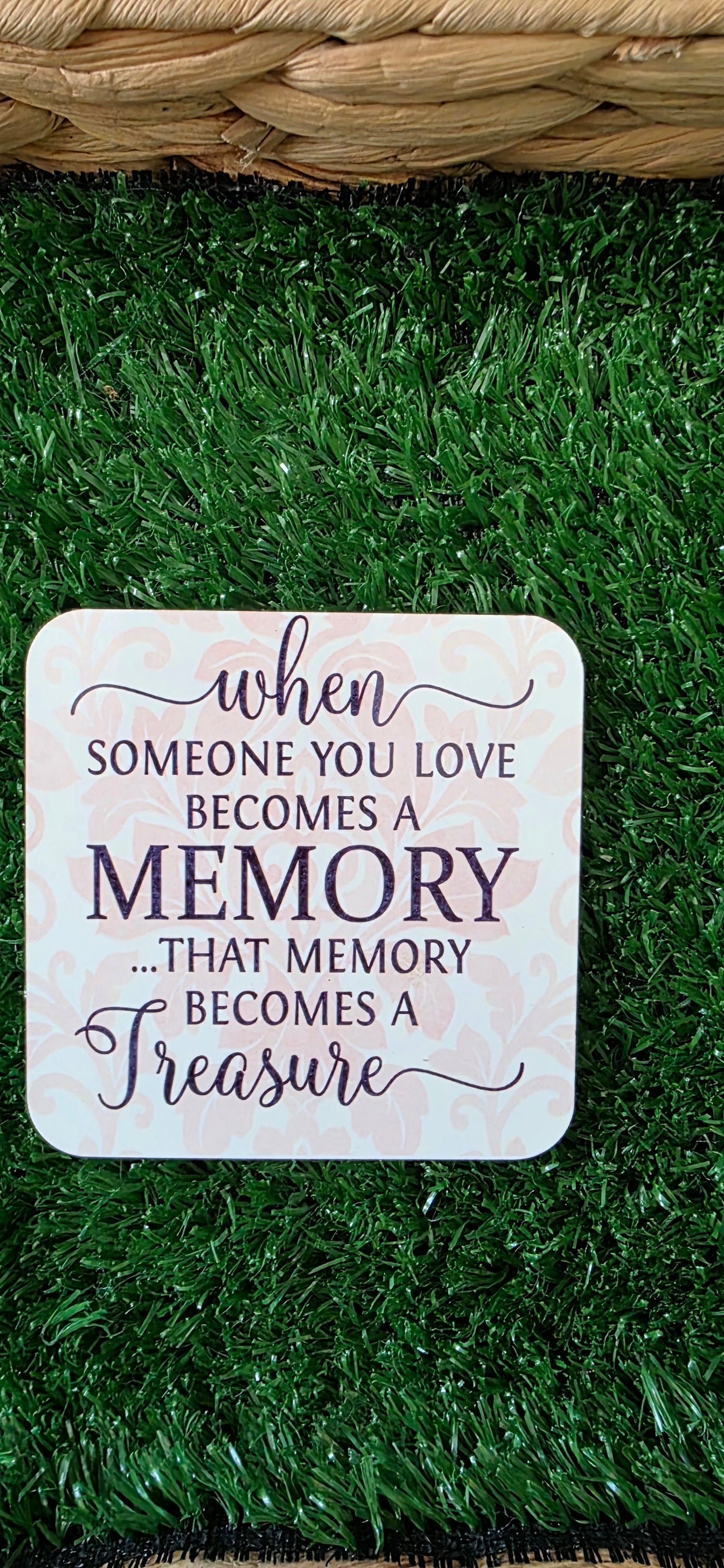When someone we love becomes a memory coaster - gift