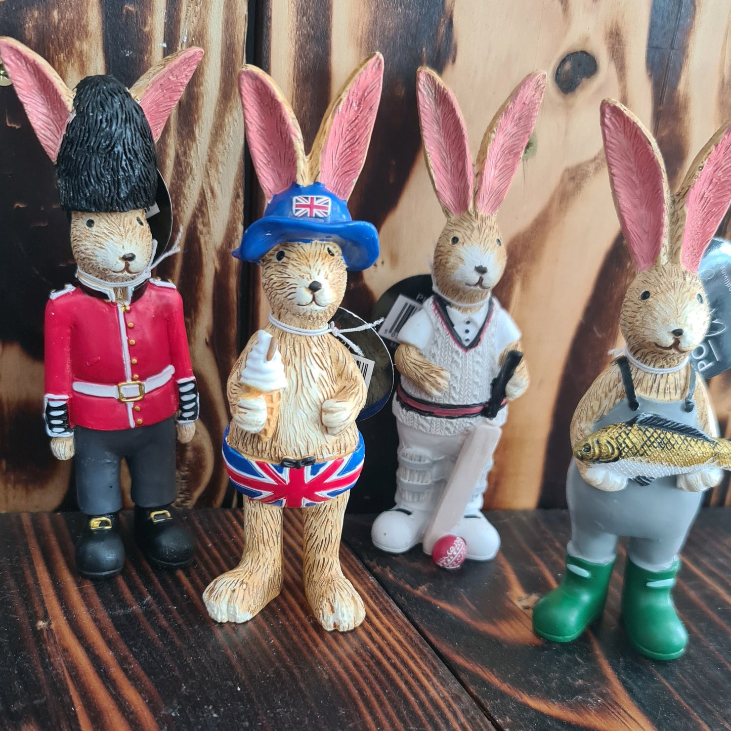 Fishing Rabbit Figure