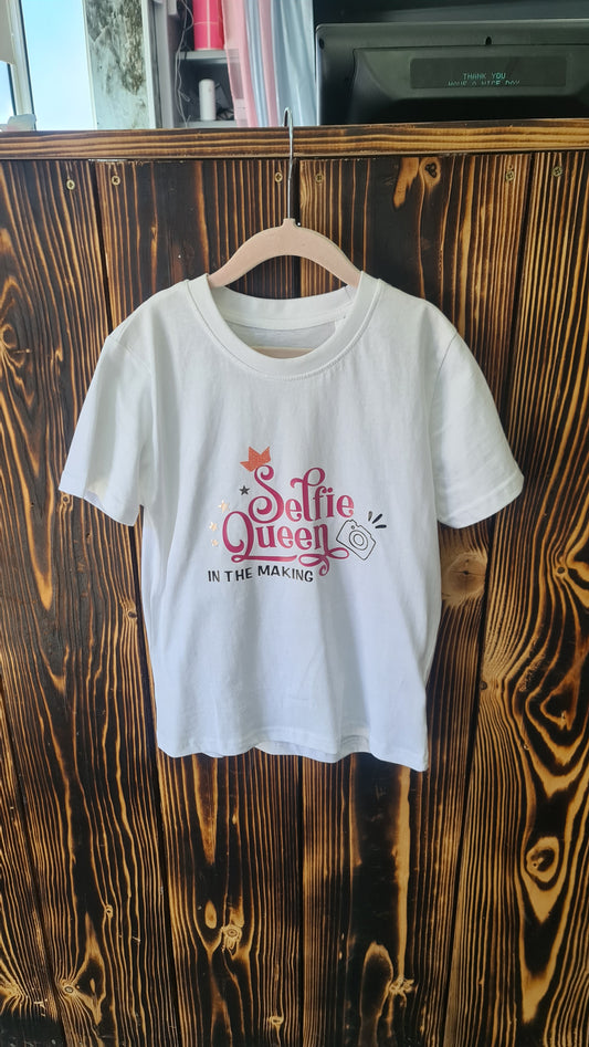 Selfie Queen in the making T-shirt