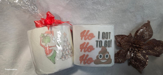 Novelty Toilet Ho Ho Ho I got to... - Humour Gift