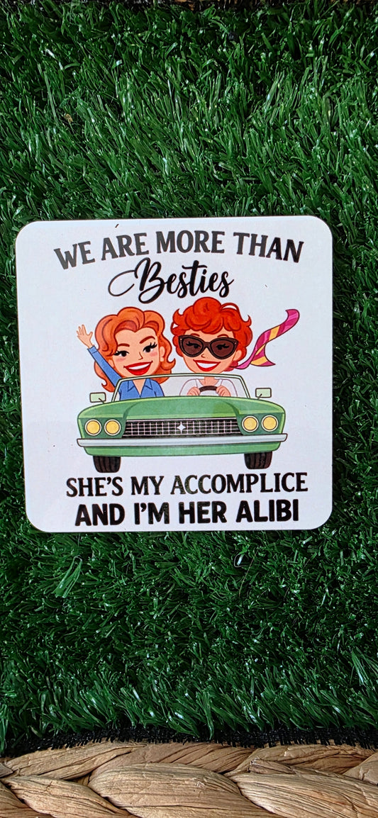 We are more than besties-coaster - gift