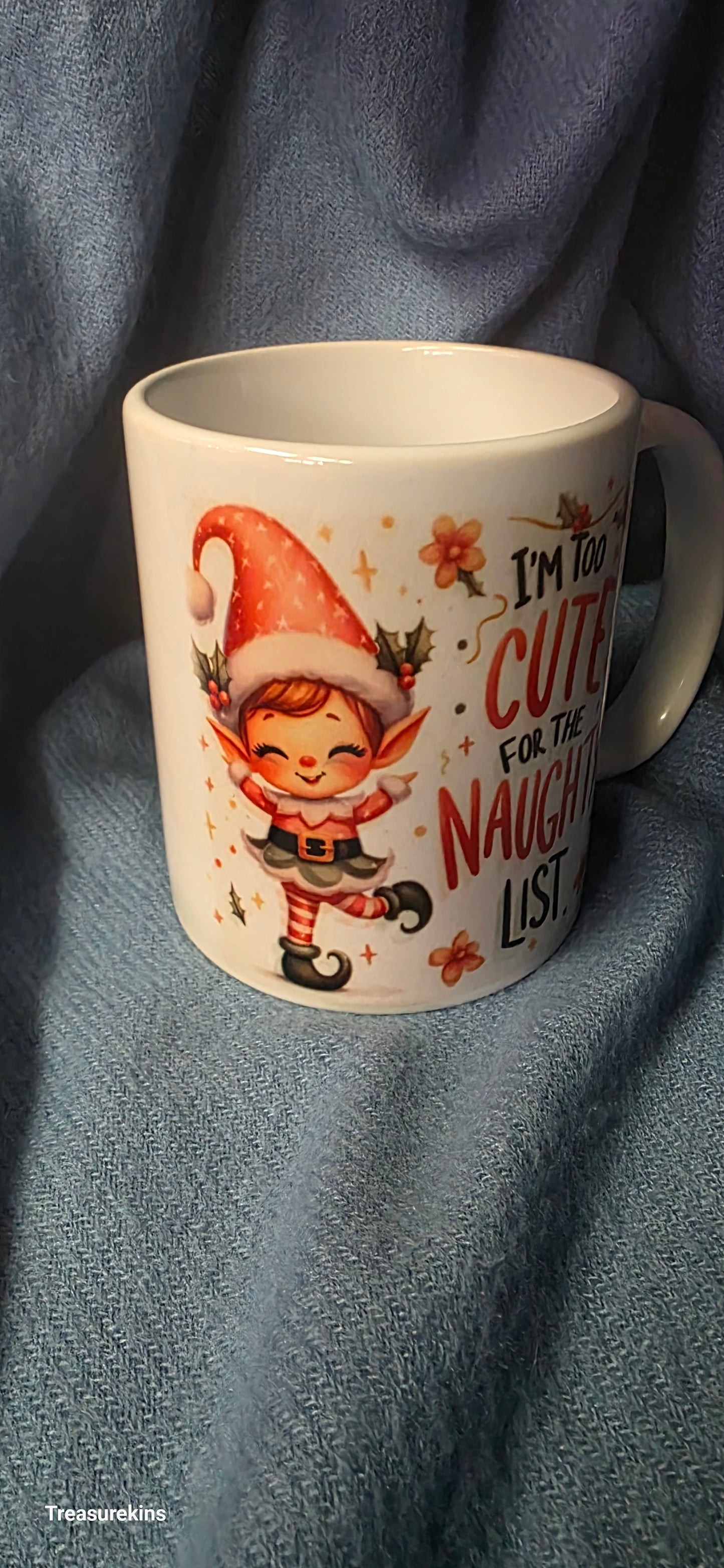 TOO CUTE FOR THE NAUGHTY LIST MUG