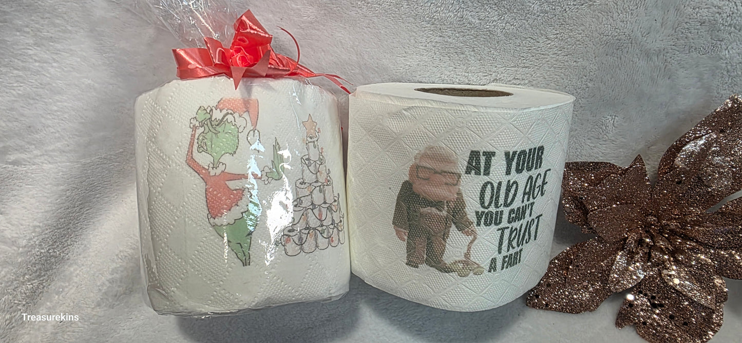Novelty Toilet roll at your old age - Humour Gift