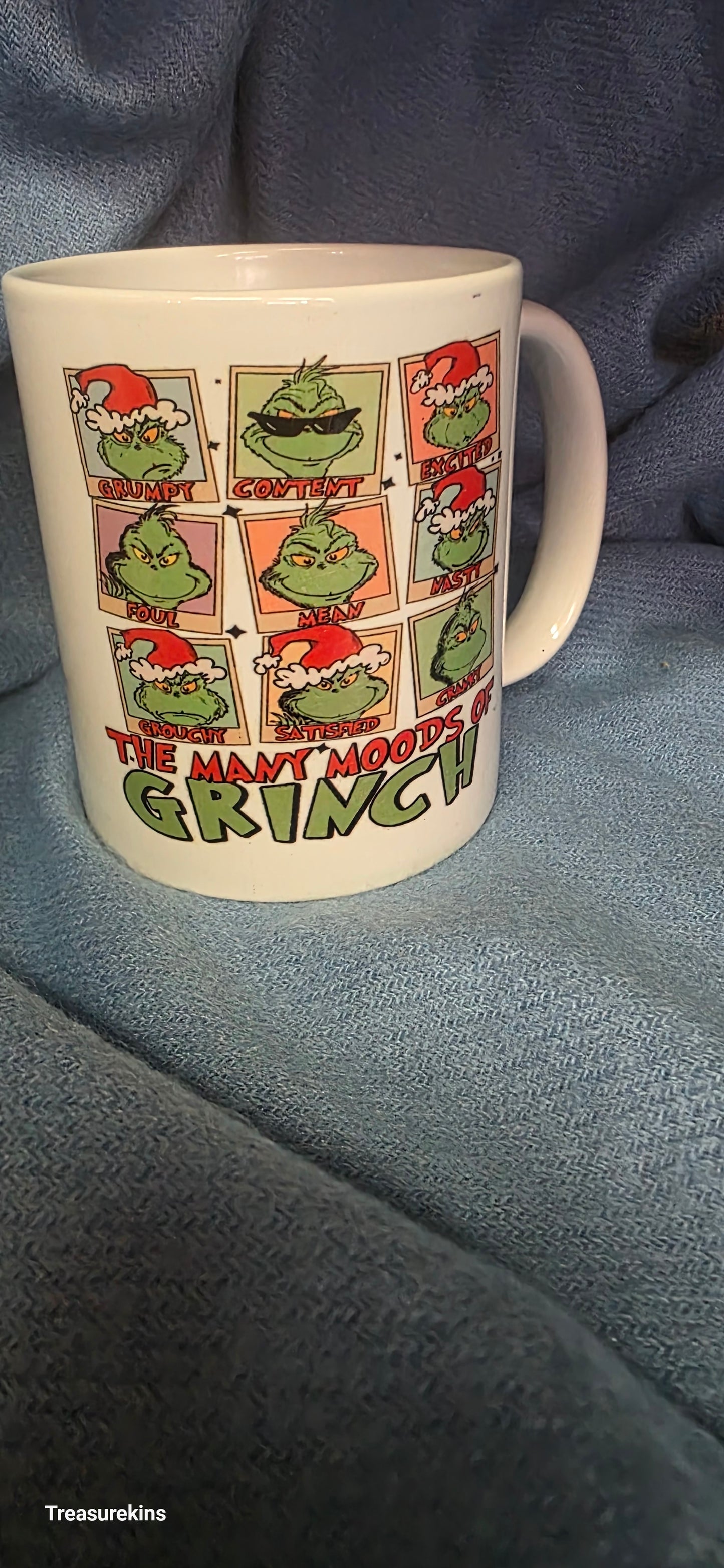 The many moods of grinch mug