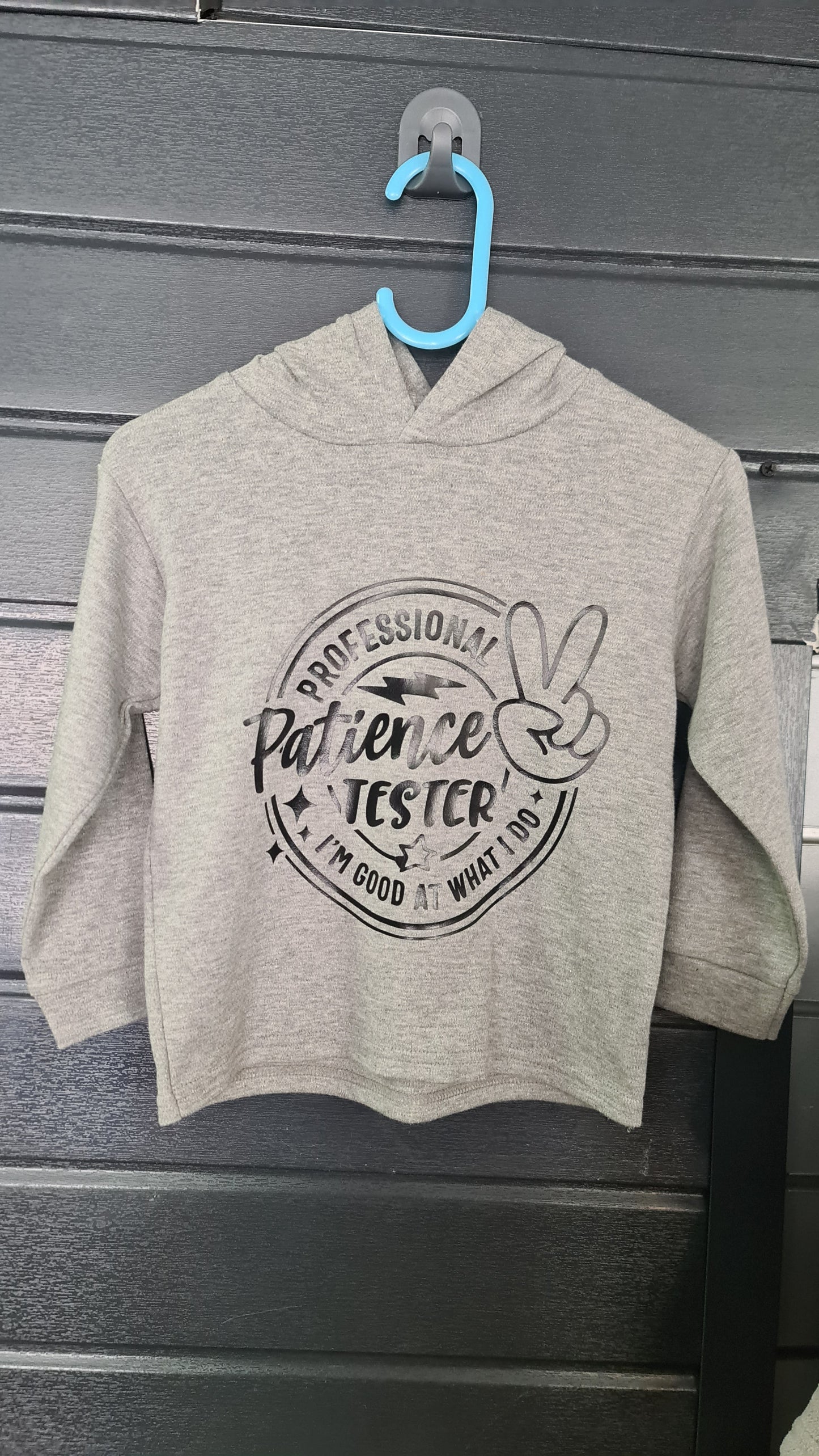 Patience Tester 1-2years Hooded top