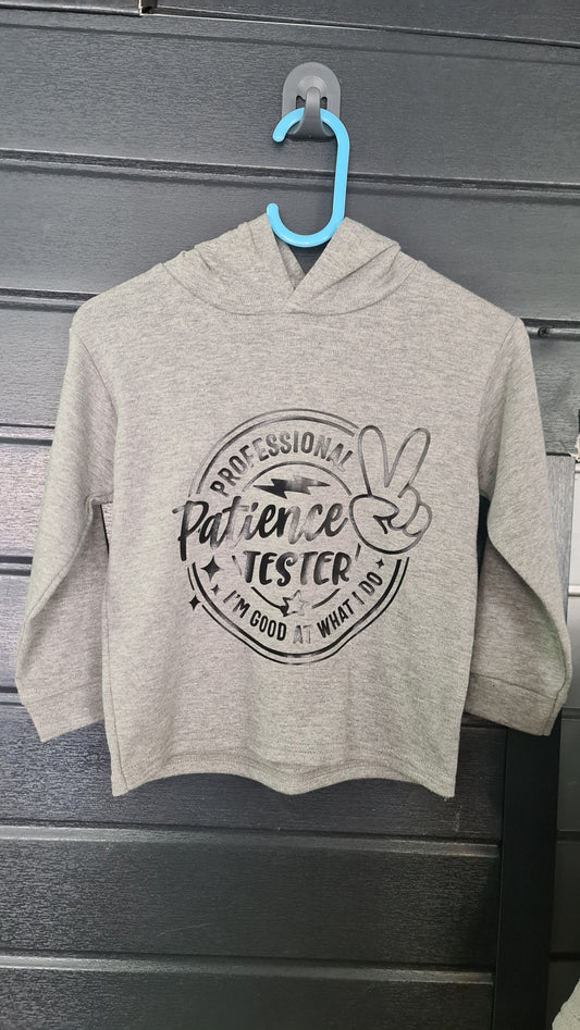 Patience Tester 1-2years Hooded top