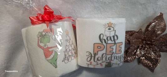 Novelty Toilet Roll hapPEE holidays- Humour Gift