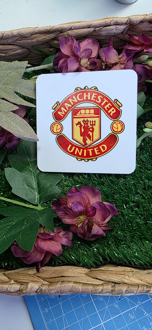 Manchester United Football logo coaster - gift