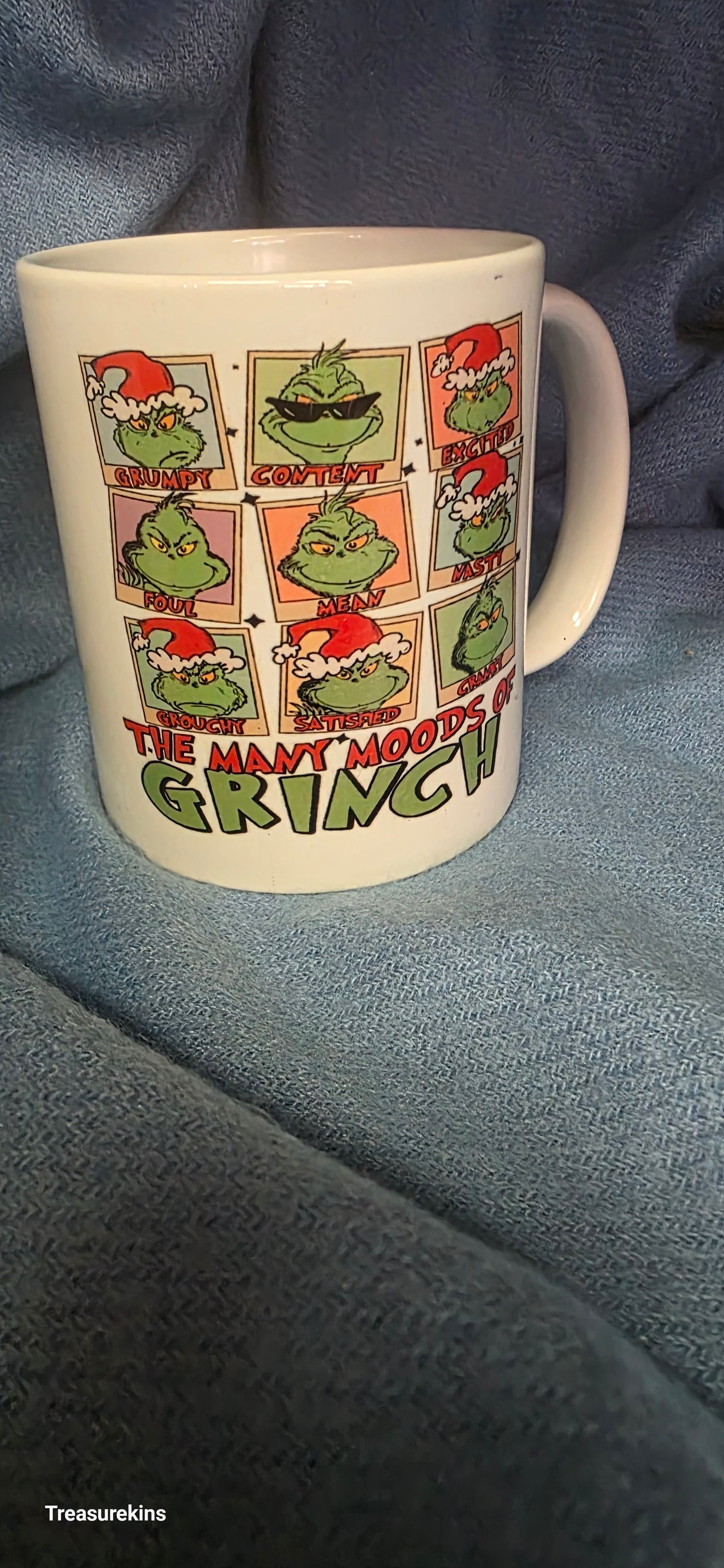 The many moods of grinch mug