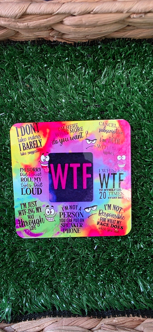 WTF coaster - gift