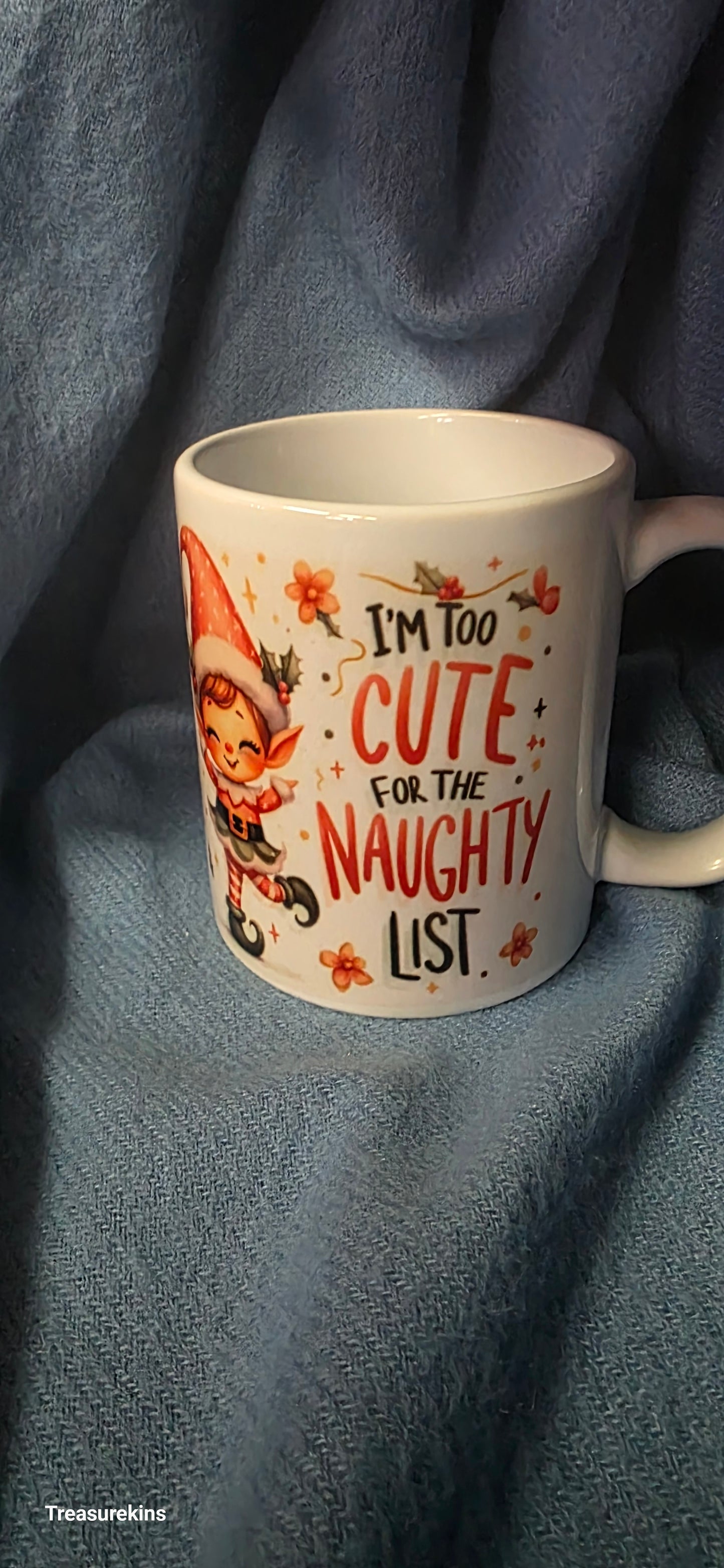 TOO CUTE FOR THE NAUGHTY LIST MUG
