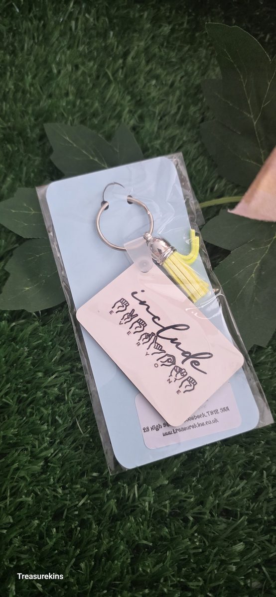Include Everyone - Sign Langue Keyring