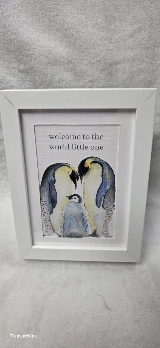 Welcome to the world little one Framed print
