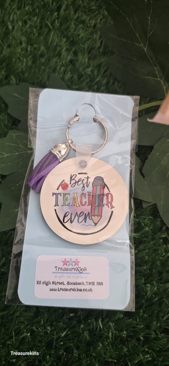 BEST TEACHER EVER keyring
