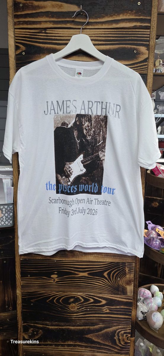 James Arthur Pisces Tour Concert T-shirt