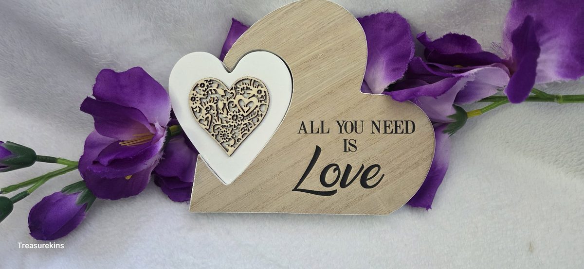All you need is Love Plaque