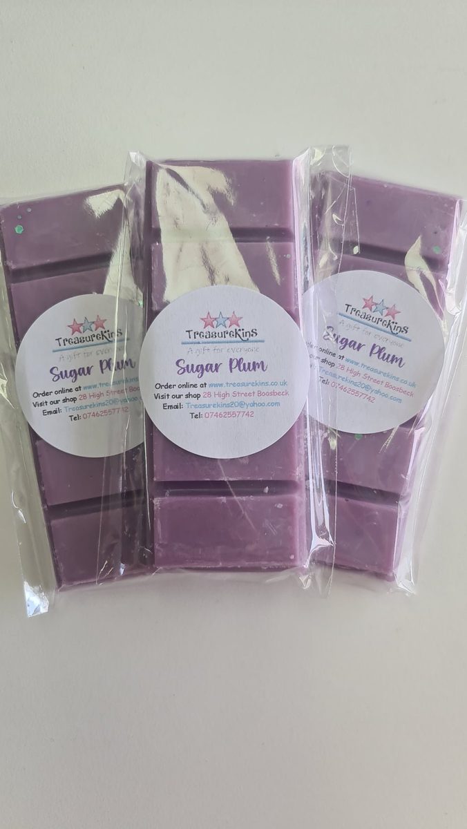 Sugar Plum scented soy wax melts