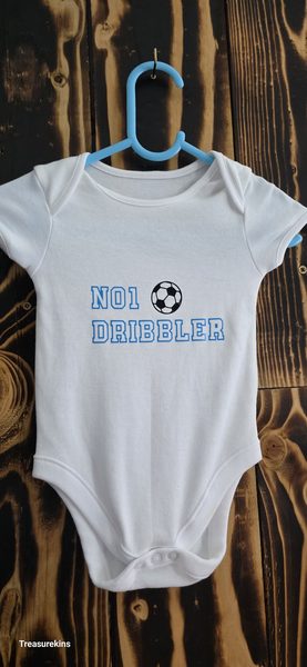 No1 Dribbler Baby vest