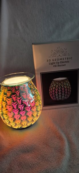 3D geometric electric wax melt burner