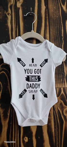 YOU GOT THIS DADDY - instruction baby vest