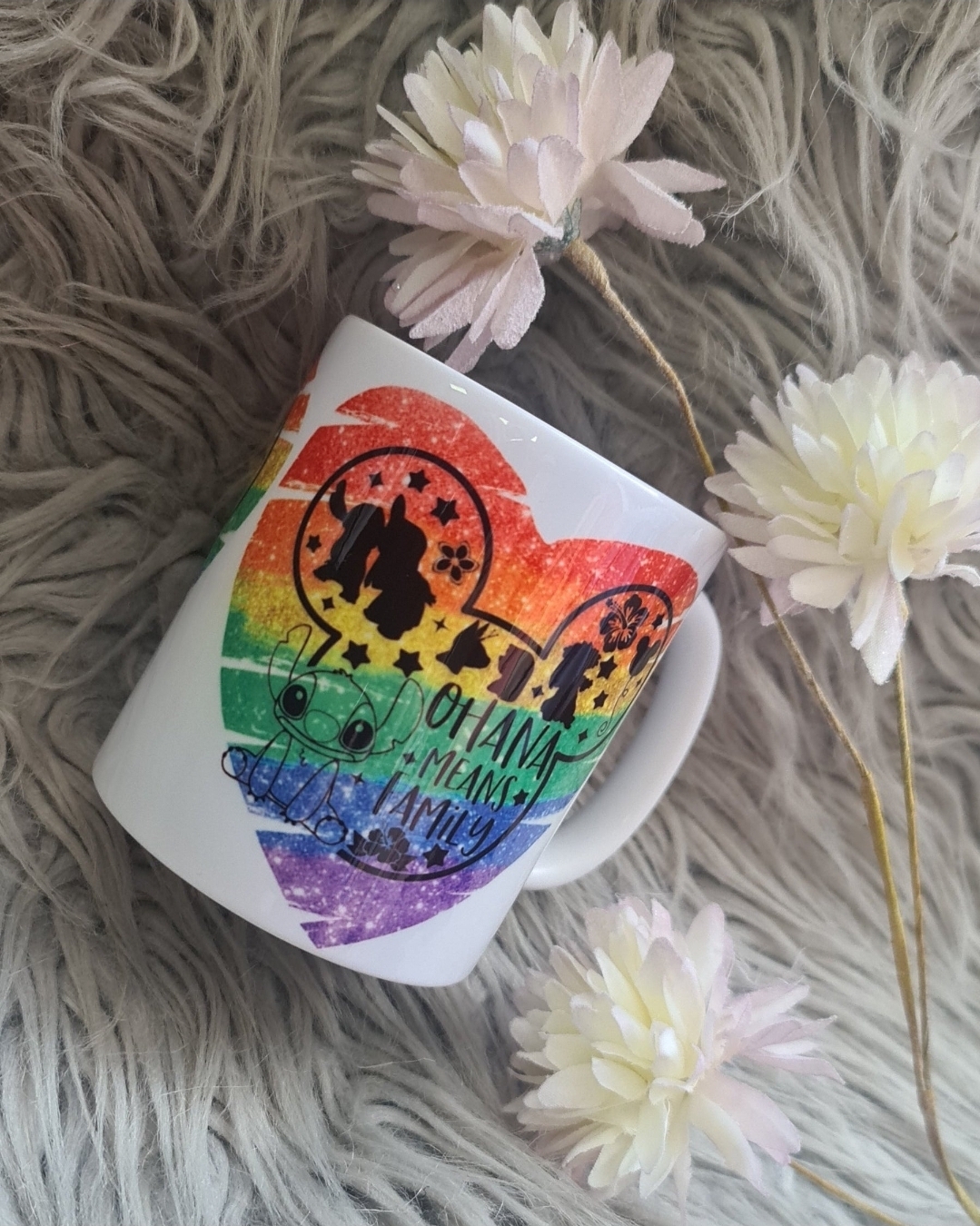 Stitch OHANA mug
